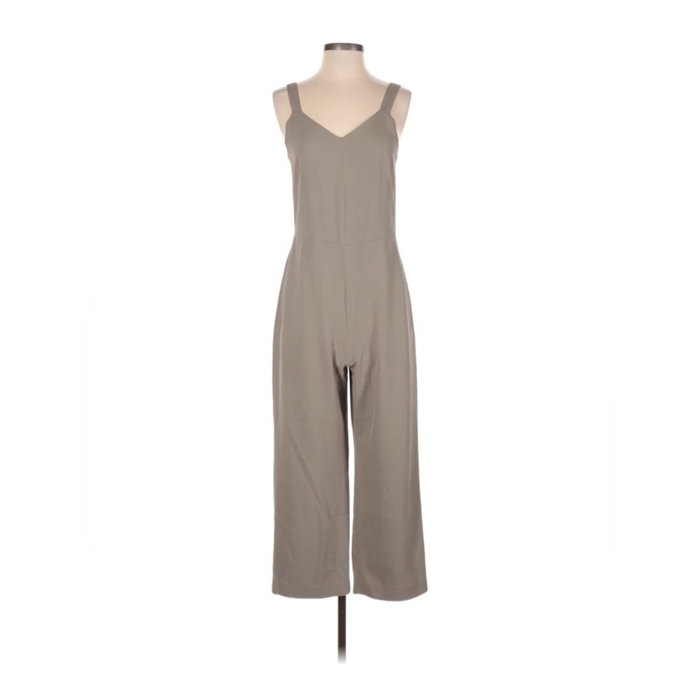 EUC Everlane GoWeave Slip Jumpsuit Romper in Clay 0